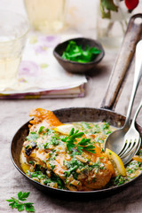 chicken with lemon garlic cream sauce