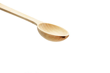 Wooden Spoon isolated on white background