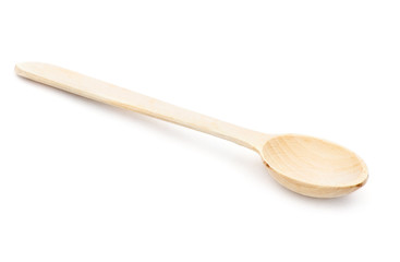 Wooden Spoon isolated on white background
