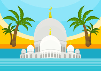 United Arab Emirates Travel Poster