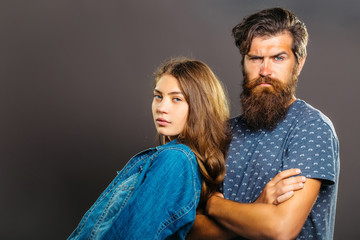 Couple of girl and hipster