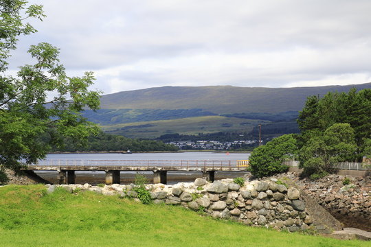 Fort William am Loch linnhe in Scjhottland