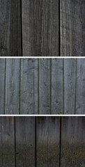 set of old wood textures