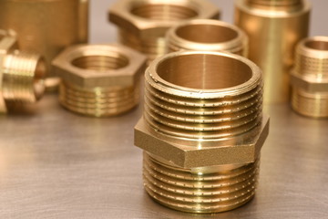 Brass Fittings for Water and Gas