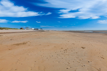 Fototapeta na wymiar Camber Sands Beach England UK