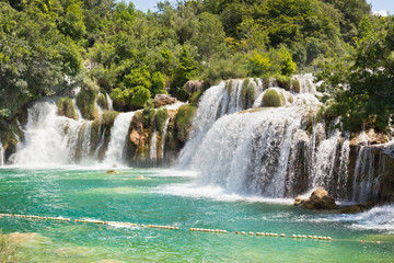 Fototapeta premium Wodospady Krka, Chorwacja