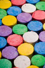 Colorful chalk background