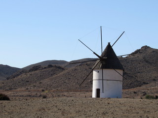Mulino a vento in Andalusia