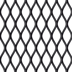 Texture black and white metal expanded lath. - 122552985
