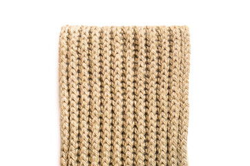 knitted piece of scarf
