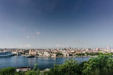 View of Havana and its historic buildings, Cuba