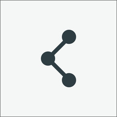 Share icon vector illustration.