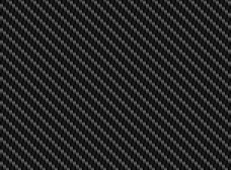 Vector black carbon fiber seamless background. Abstract cloth material wallpaper for car tuning or service. Endless web texture or page fill pattern - 122557140