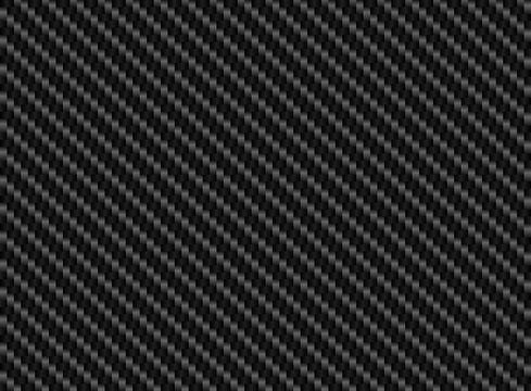Vector black carbon fiber seamless background. Abstract cloth material wallpaper for car tuning or service. Endless web texture or page fill pattern