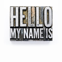 Hello, my name is