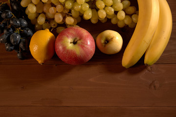fruits on a table