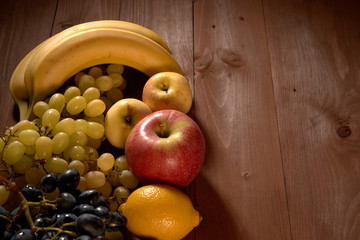 fruits on a table
