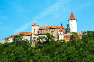 Fototapeta na wymiar Krivoklat castle, Czech Republic