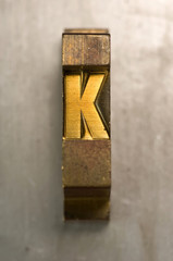 Letterpress K