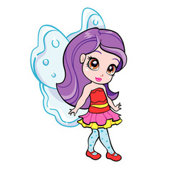 vector elf fairy girl