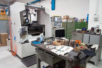 Machine tools with Computer Numerical Control (CNC)