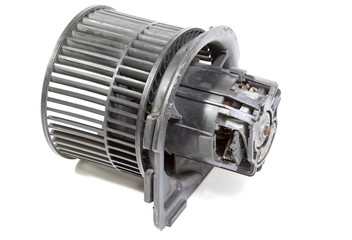 Old engine of a heater