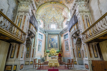 Interior of the Church of Santa Maria di Valverde in Palermo, Sicily, Italy