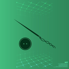 Sewing icon vector illustration