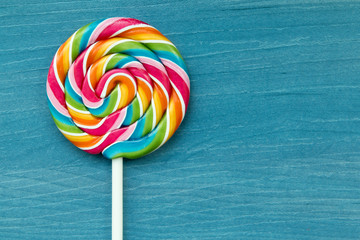 Lollipop with many colors