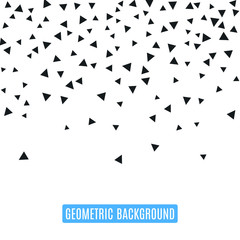 Triangle geometric background. Vector illustration
