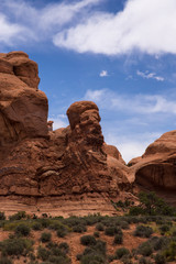 Hoodoo near Double Arch in Arches National Park