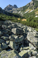 Fototapeta na wymiar Amazing view of Malyovitsa peak, Rila Mountain, Bulgaria