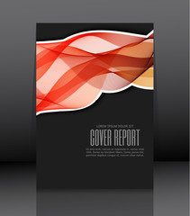 Template design for cover. Banner in A4 size. Abstract background. Vector, illustration.