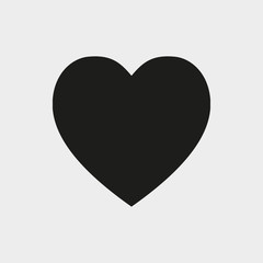 heart icon stock vector illustration flat design