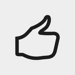 stock vector thumbs up icon vector like icon social network vector icon for app web site etc