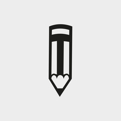 pencil icon stock vector illustration flat design