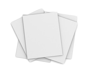 paper stack concept   3d illustration