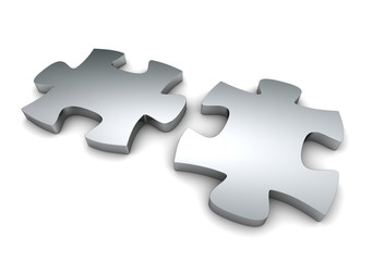 Obraz premium puzzle concept 3d illustration