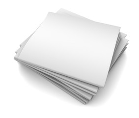 newspaper  isolated 3d illustration