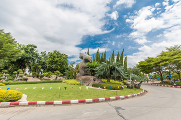 Obraz premium Garden in Somdej To Foundation Park,Sikhiu