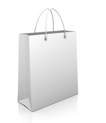 single shopping bag concept  3d illustration