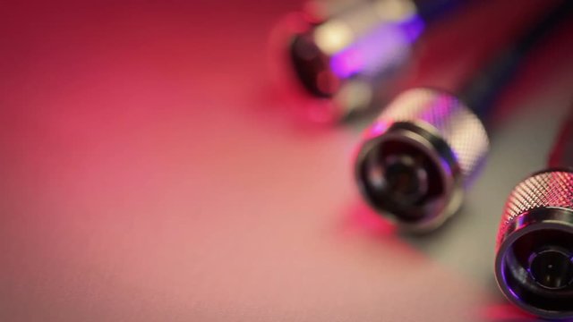  Pan across coaxial cables