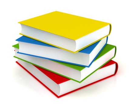 recommend clip art: books concept  3d illustration