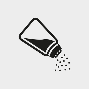 Salt icon  stock vector illustration flat design