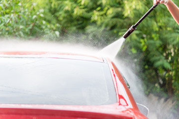 Car Wash Close up