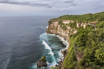 Seascape on the Bali island.