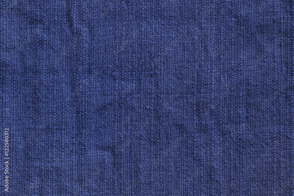Poster dark blue linen for pattern and background