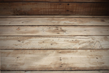 Fototapeta premium Drewniane podłogi i ściany dla tekstury tła.