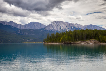 Abraham Lake in Alberta Canada