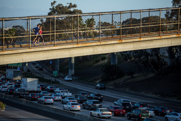 Urban Running Couple